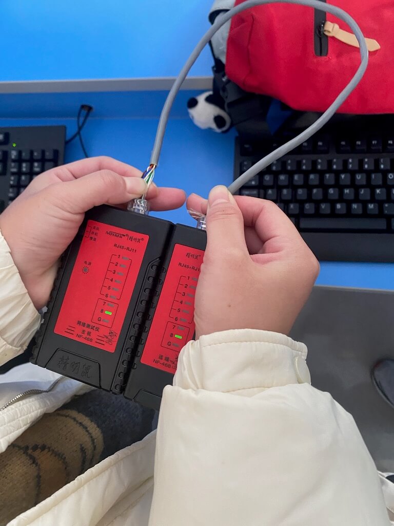 网线终于接好了🔌